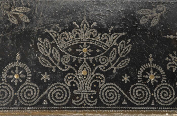 18th Century Leather Trunk - Image 2