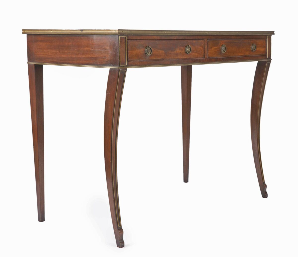 19th Century English Mahogany Console - Wallrocks Antiques