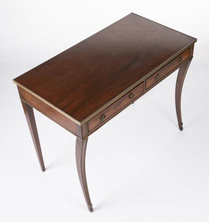 19th Century English Mahogany Console c71 F