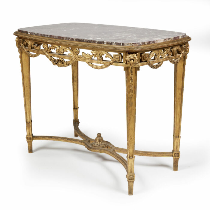 19th Century French Gilded Centre Table - Image 3