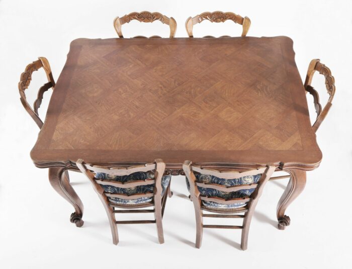 French Louis XV Antique Dining Table - Image 3