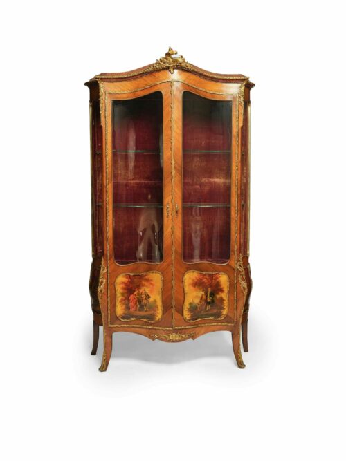19th Century French Louis XV Vitrine C73 Aa scaled