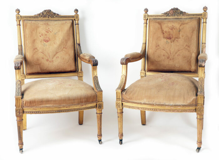 19th Century French Louis XVI Armchairs