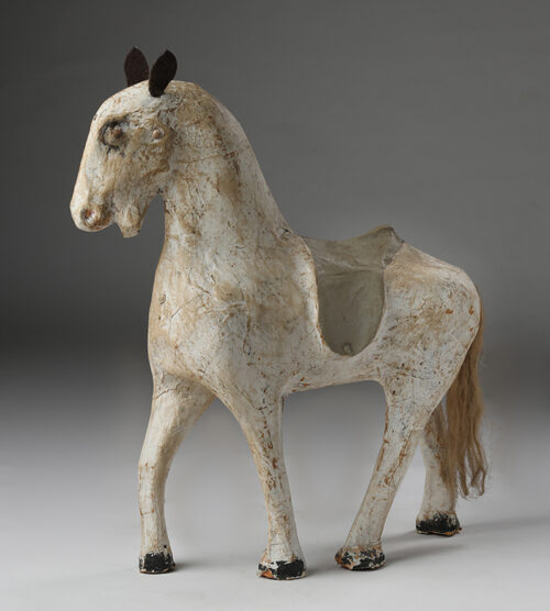 19th Century Swedish Papier Mache Horse 22L130 a 700