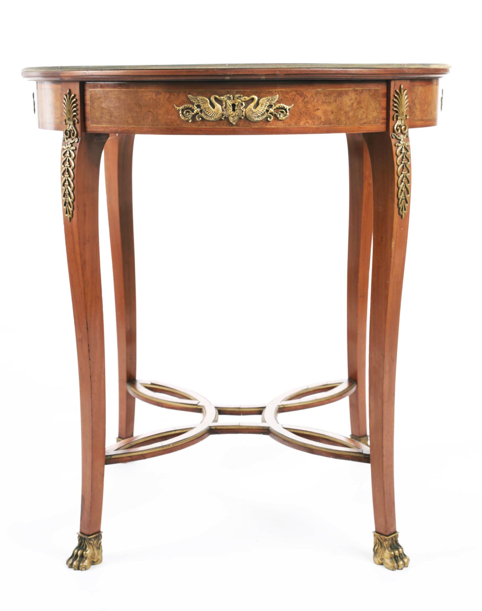 19th century french marquetry occasional table 2254P AA scaled