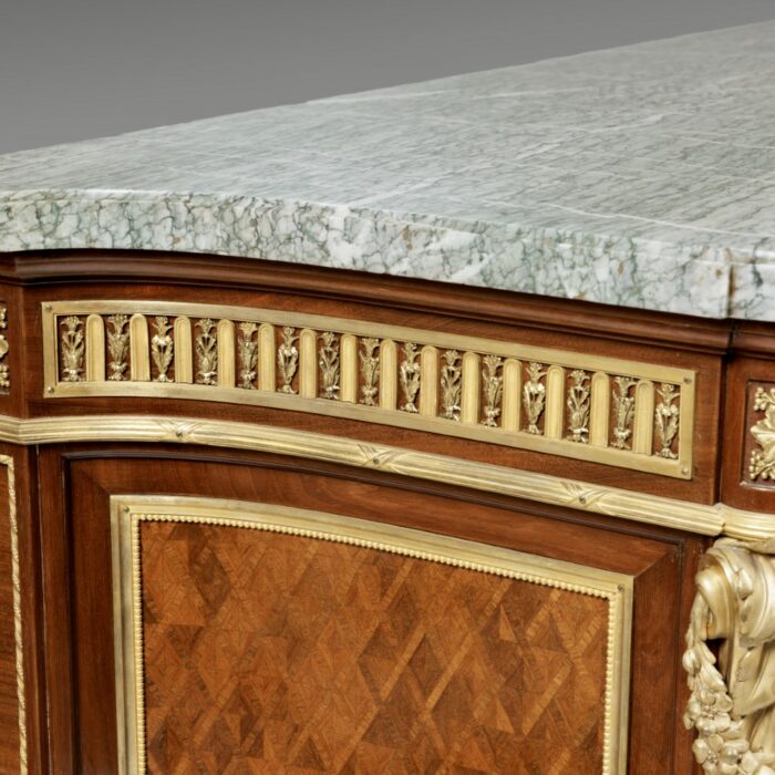 Important French Parquetry Side Cabinet Stamped Bettenfeld - Image 12