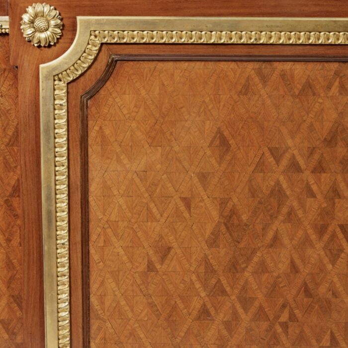 Important French Parquetry Side Cabinet Stamped Bettenfeld - Image 11