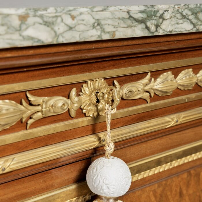 Important French Parquetry Side Cabinet Stamped Bettenfeld - Image 8