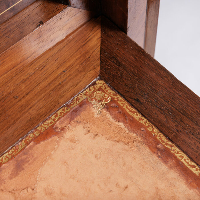 French Antique Escritoire Marquetry - Image 4