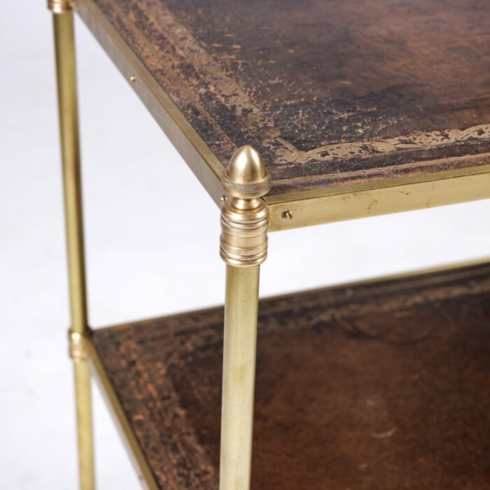 French Brass Side Table - Image 6