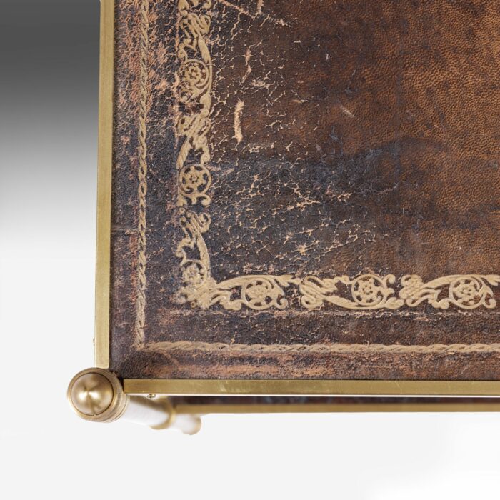 French Brass Side Table - Image 2