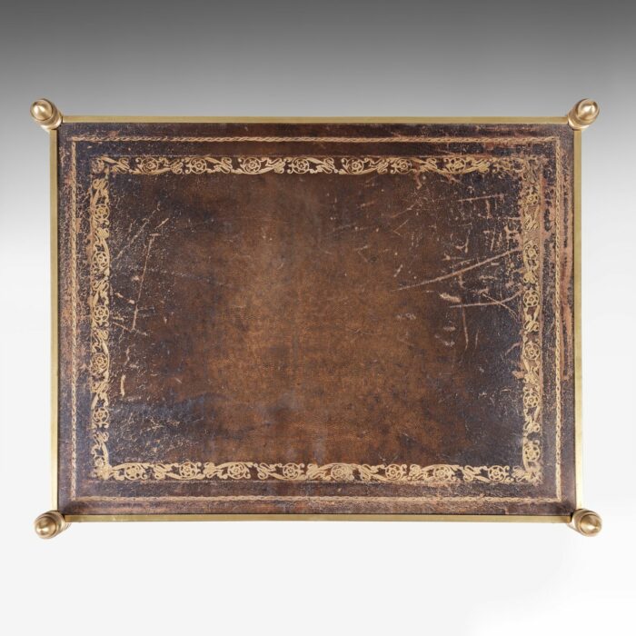 French Brass Side Table - Image 4
