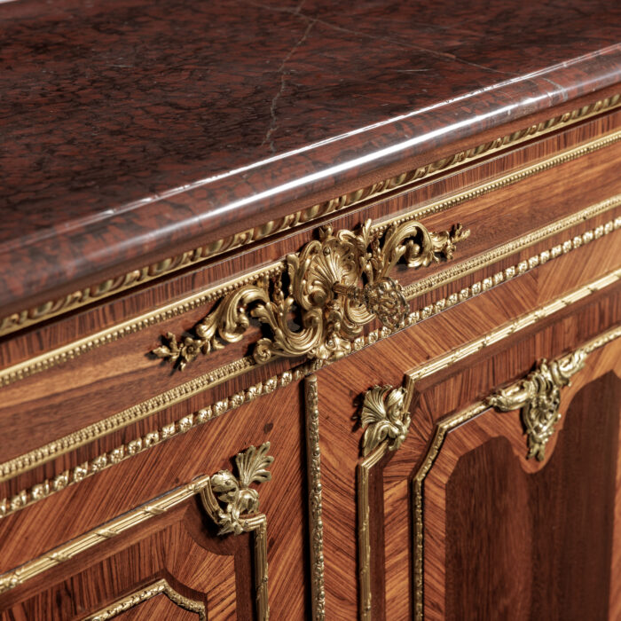 19th Century French Four Door Side Cabinet - Image 15