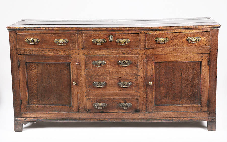 English Georgian Oak Dresser Base 511 georgian-dresser-base