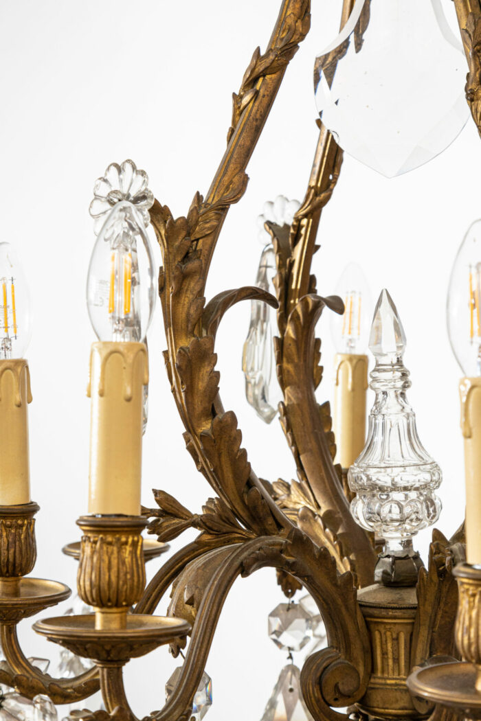 Exceptional 19th Century French Gilded Bronze Chandelier - Image 3
