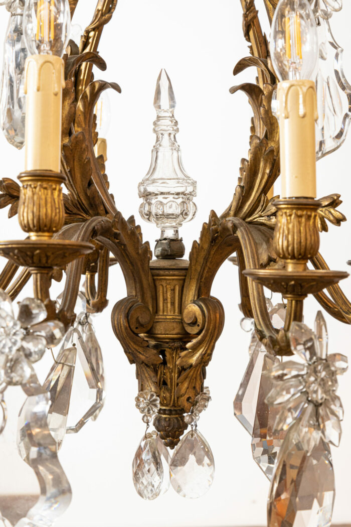 Exceptional 19th Century French Gilded Bronze Chandelier - Image 4