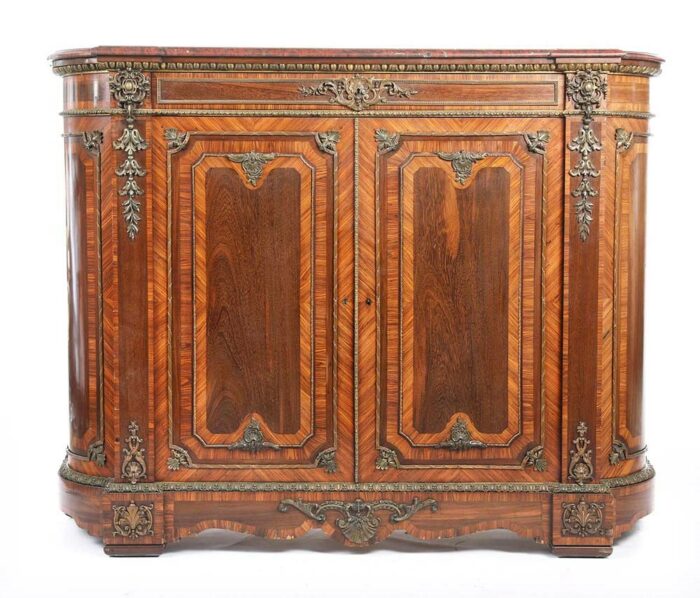 19th Century French Four Door Side Cabinet - Image 13