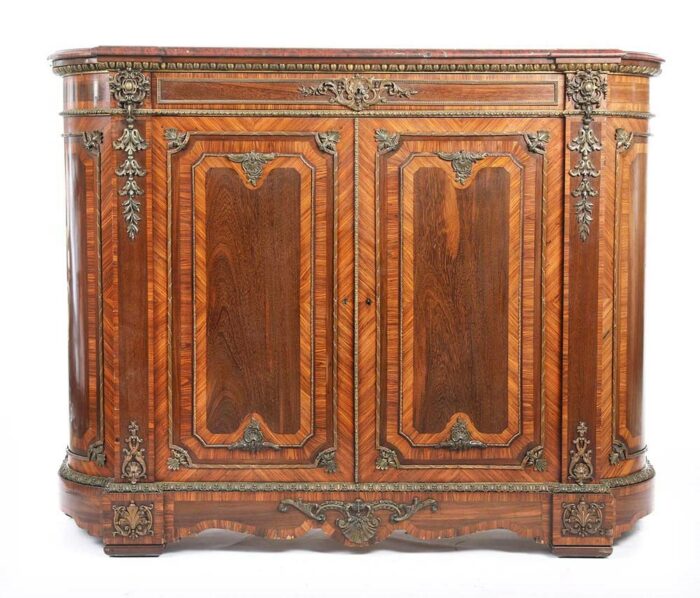 Exceptional 19th century French side cabinet small