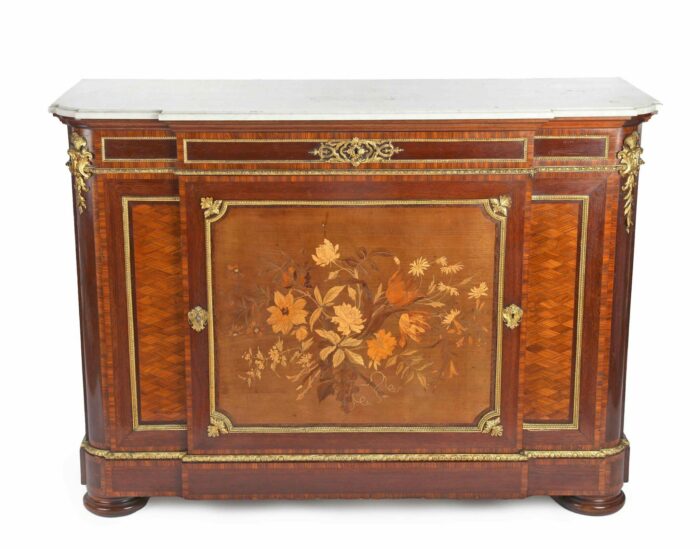 French-Marquetry-Cabinet-Antique