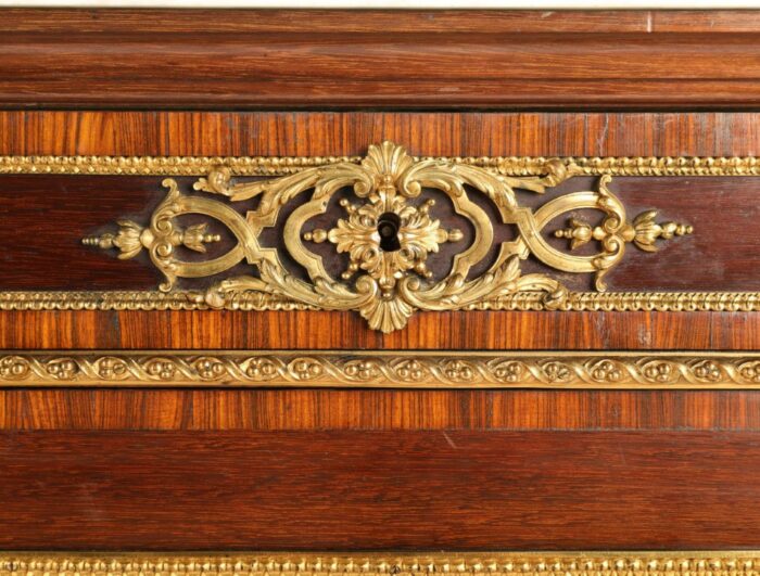 Exceptional French Marquetry Cabinet Antique - Image 7