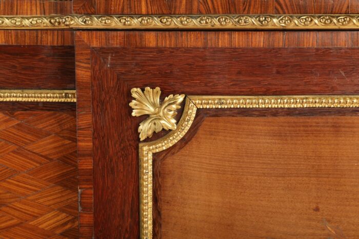 Exceptional French Marquetry Cabinet Antique - Image 9