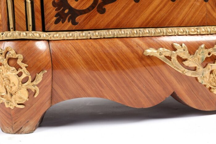 Exceptional French Marquetry Side Cabinet Louis XV - Image 8
