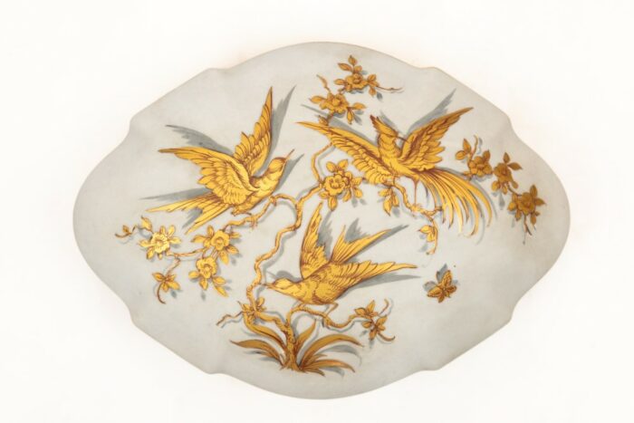 French Gilded Porcelain Bonbonniere - Image 3