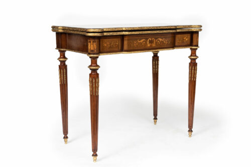 Antique-Marquetry-Card-Table