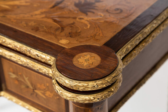 French Louis XVI Marquetry Antique Card Table - Image 2