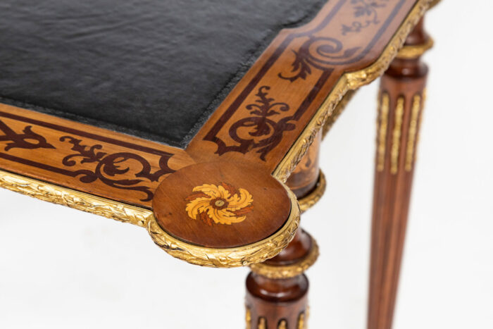 French Louis XVI Marquetry Antique Card Table - Image 9