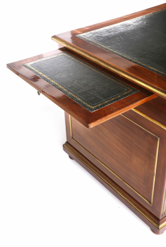 French Empire Pedestal Desk Antique - Image 5