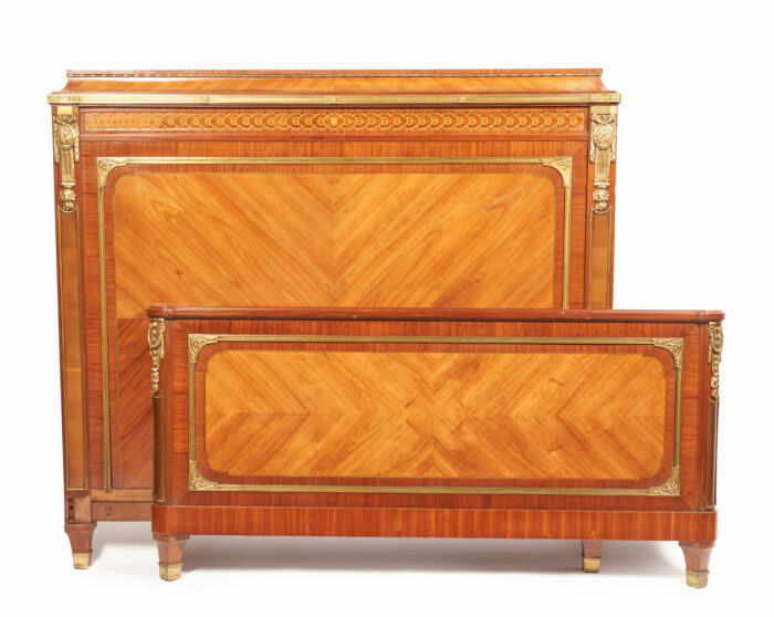 French Tulipwood Bed Queen Size - Image 4