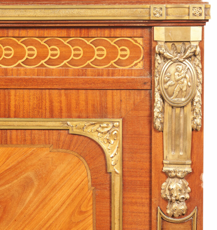 French Tulipwood Bed Queen Size - Image 3
