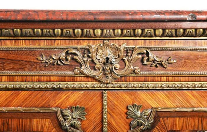 19th Century French Four Door Side Cabinet - Image 14