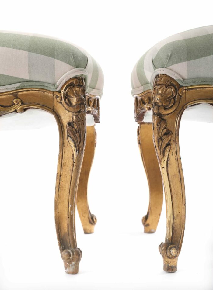 Pair 19th Century French Stools - Image 3