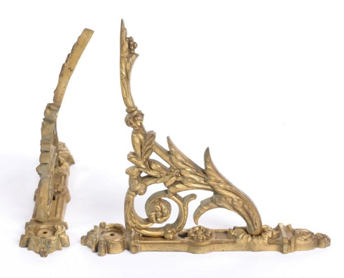 Pair 19th Century French Bed Coronets - Image 3
