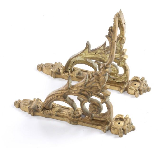 Pair 19th Century French Bed Coronets - Image 6