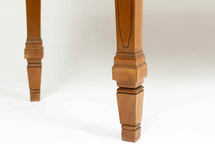 Pair of Large 19th Century English Satinwood Demi-Lune Console Tables - Image 7