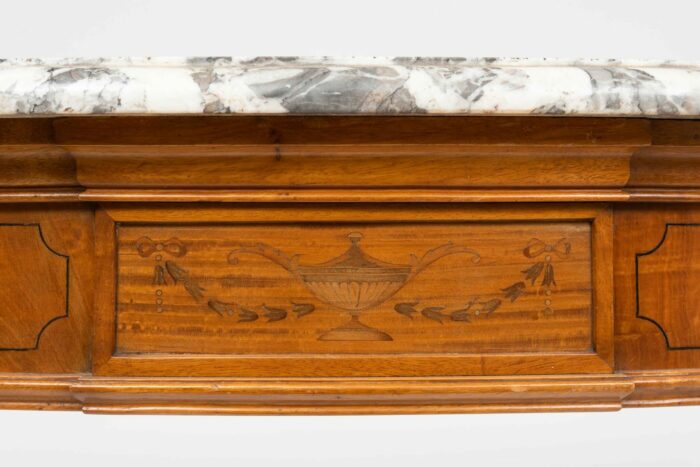 Pair of Large 19th Century English Satinwood Demi-Lune Console Tables - Image 3