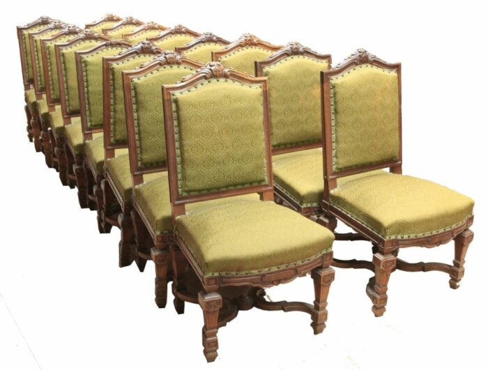 Set 16 19th Century French Dining Chairs