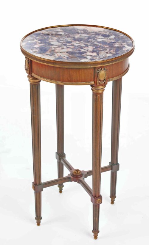 Small French Occasional Table Louis XVI 2228P a copy scaled