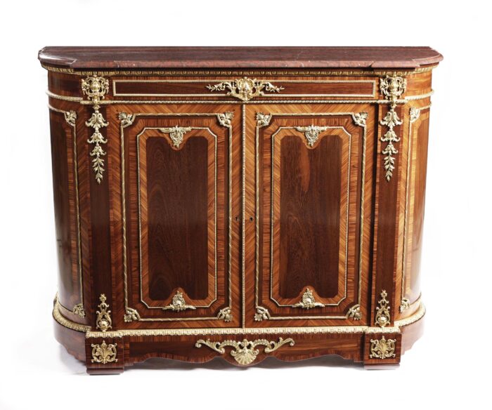 19th Century French Four Door Side Cabinet