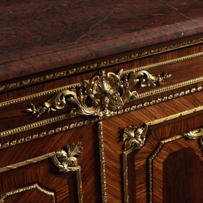 19th Century French Four Door Side Cabinet - Image 9