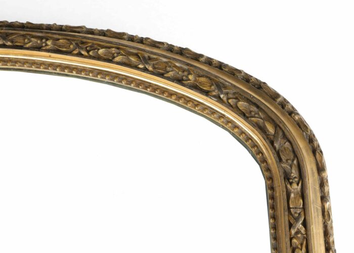 Very Large 19th Century French Gilded Mirror - Image 3
