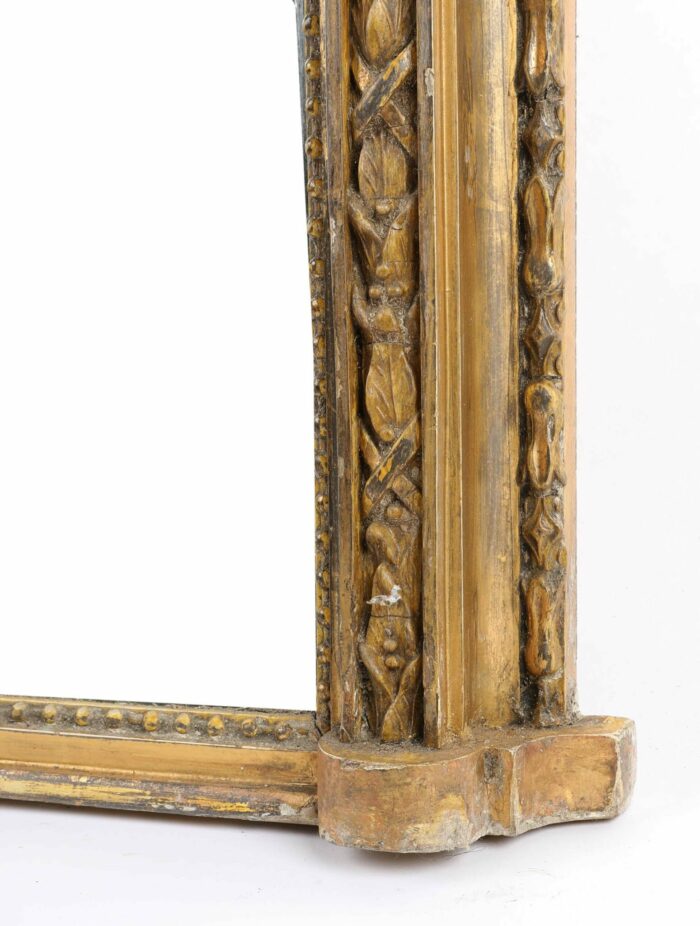 Very Large 19th Century French Gilded Mirror - Image 5