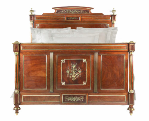 French-Empire-Queen-Bed-Antique