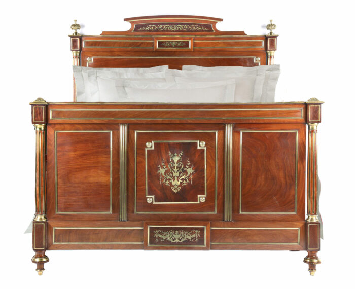 French-Empire-Queen-Bed-Antique