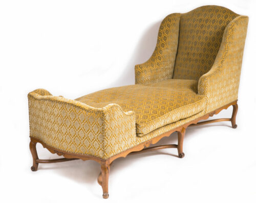 French Louis XV Country House Chaise Longue
