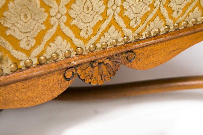 French Louis XV Country House Chaise Longue - Image 4