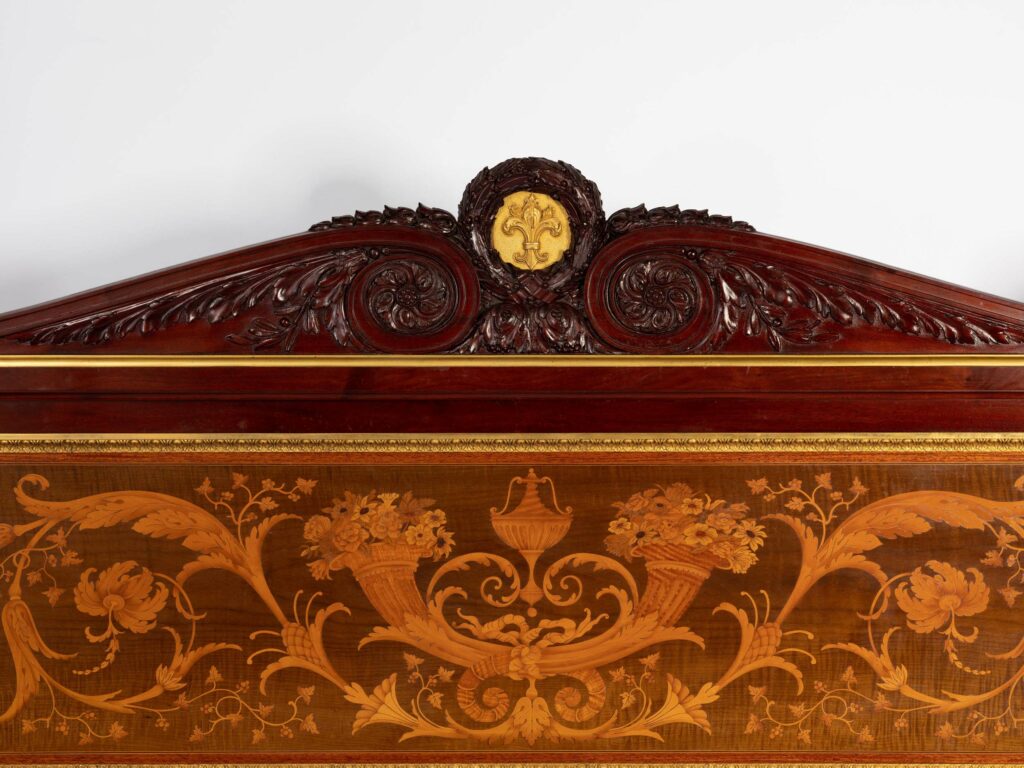 exceptional french four poster queen bed 2309Q c